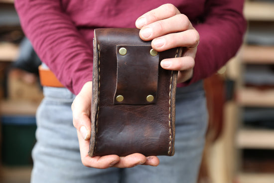 Brown Horween Leather Hip Pouch no.1